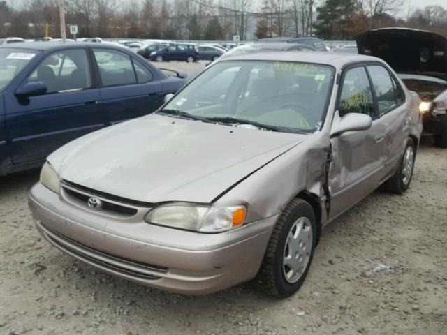 2T1BR18E1YC339520 - 2000 TOYOTA COROLLA VE GRAY photo 2