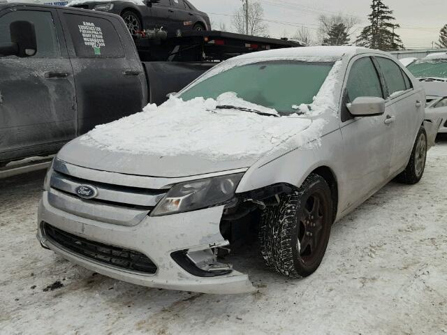 3FAHP0HA1BR243661 - 2011 FORD FUSION SE GRAY photo 2