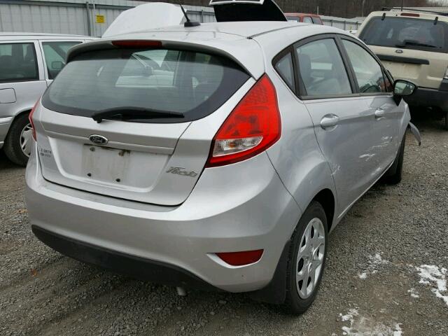 3FADP4TJ1DM174032 - 2013 FORD FIESTA S SILVER photo 4