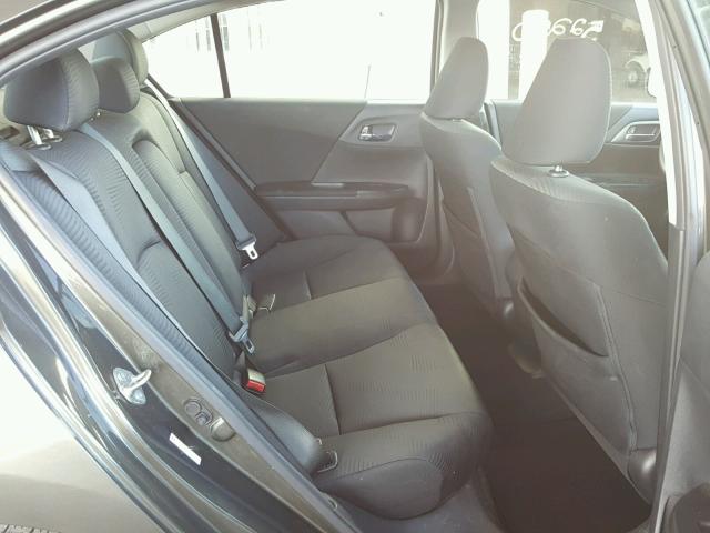 1HGCR2F31EA263066 - 2014 HONDA ACCORD LX GRAY photo 6