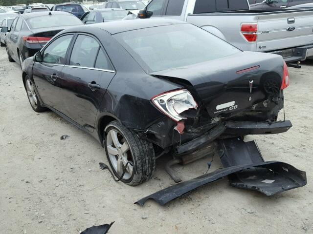 1G2ZF57B384169867 - 2008 PONTIAC G6 VALUE L BLACK photo 3