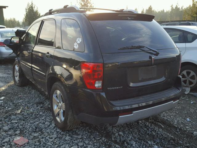 2CKDL63F766040936 - 2006 PONTIAC TORRENT BLACK photo 3