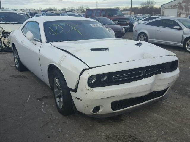 2C3CDZAG9GH148580 - 2016 DODGE CHALLENGER WHITE photo 1