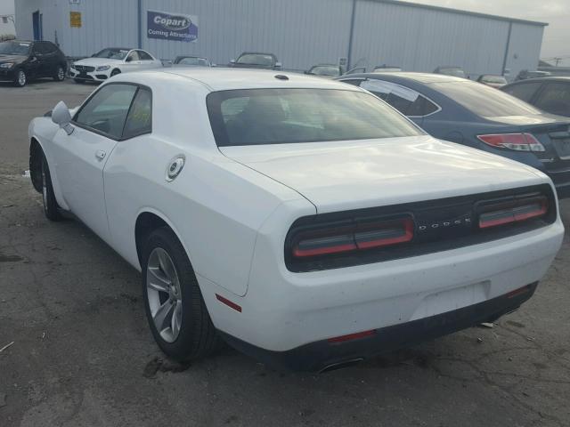 2C3CDZAG9GH148580 - 2016 DODGE CHALLENGER WHITE photo 3