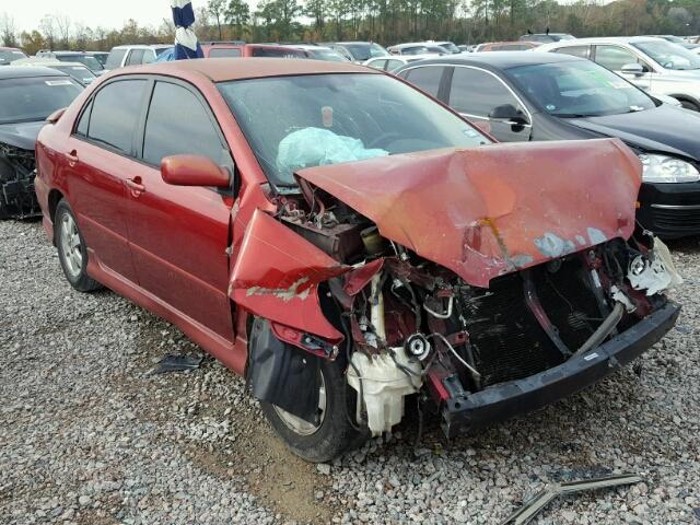 1NXBR32E24Z237883 - 2004 TOYOTA COROLLA CE RED photo 1