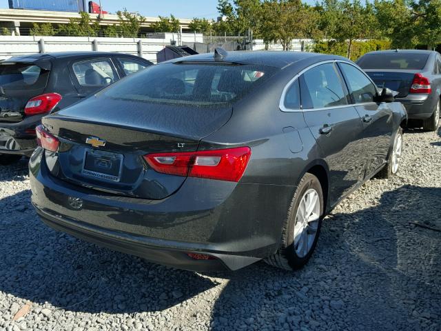 1G1ZE5ST6GF324292 - 2016 CHEVROLET MALIBU LT BLACK photo 4