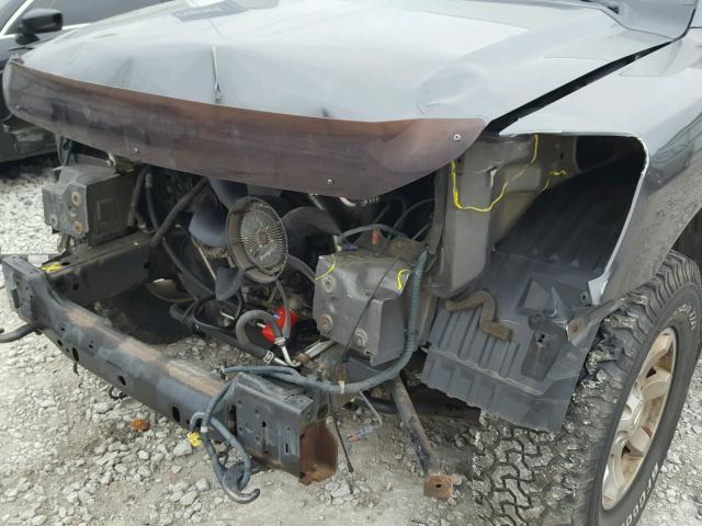 1N6AA06B04N508372 - 2004 NISSAN TITAN XE GRAY photo 9