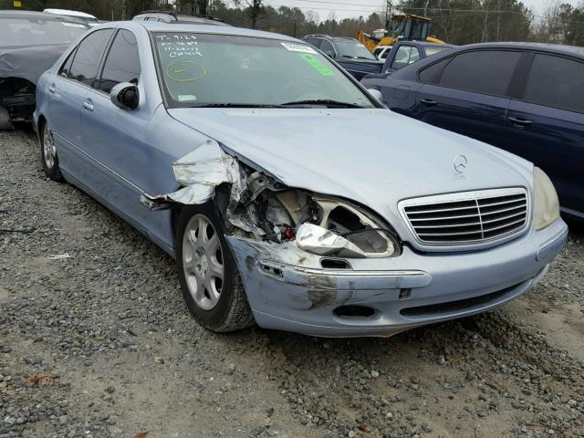 WDBNG70J9YA037684 - 2000 MERCEDES-BENZ S 430 BLUE photo 1