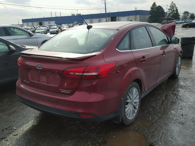 1FADP3J21GL227534 - 2016 FORD FOCUS TITA RED photo 4