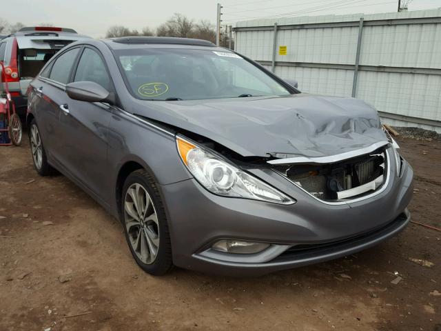 5NPEC4ABXDH774611 - 2013 HYUNDAI SONATA SE GRAY photo 1