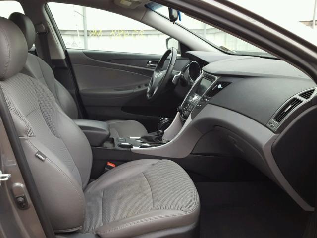 5NPEC4ABXDH774611 - 2013 HYUNDAI SONATA SE GRAY photo 5