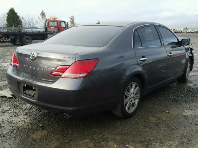 4T1BK36B78U314547 - 2008 TOYOTA AVALON XL CHARCOAL photo 4