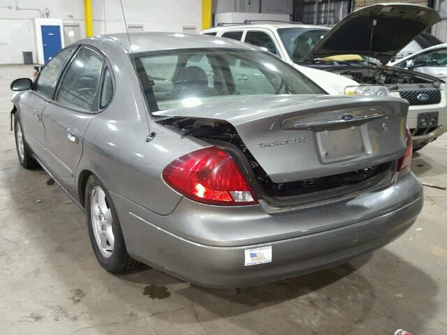 1FAFP55U53G203076 - 2003 FORD TAURUS SES GRAY photo 3