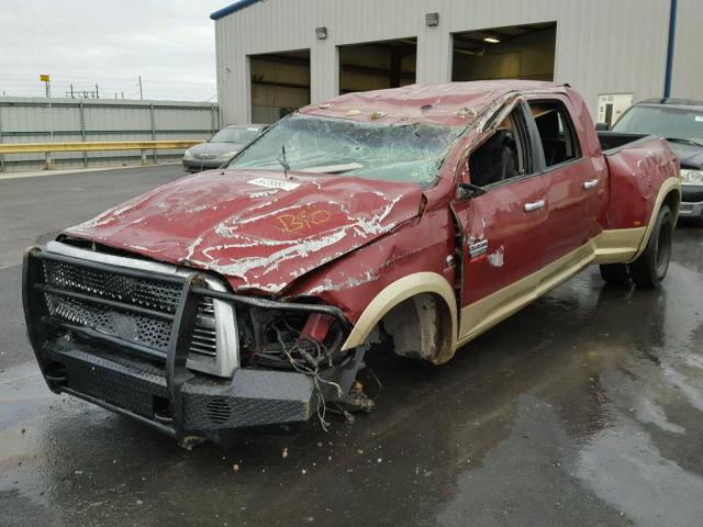 3D73M4HL9BG538451 - 2011 DODGE RAM 3500 RED photo 2