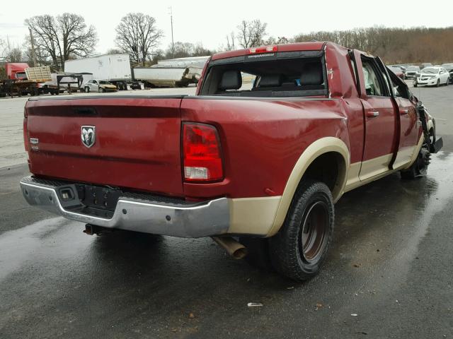 3D73M4HL9BG538451 - 2011 DODGE RAM 3500 RED photo 4