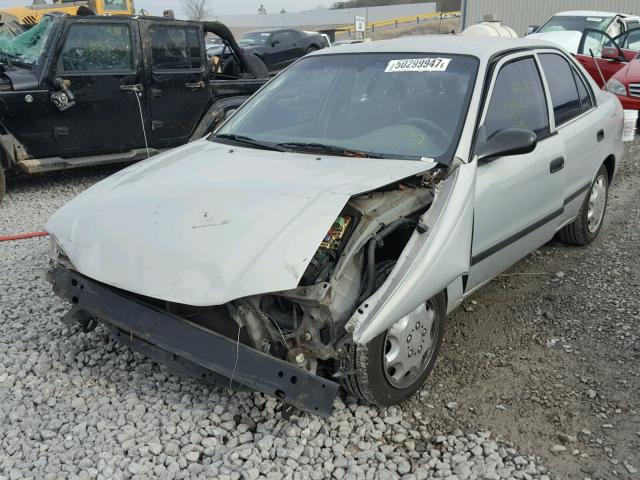 1Y1SK52881Z401727 - 2001 CHEVROLET GEO PRIZM 灰色 照片 2