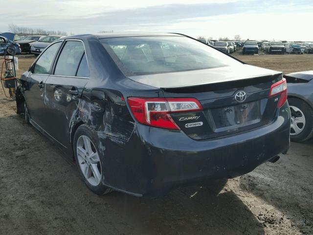 4T1BF1FK3DU724958 - 2013 TOYOTA CAMRY L CHARCOAL photo 3