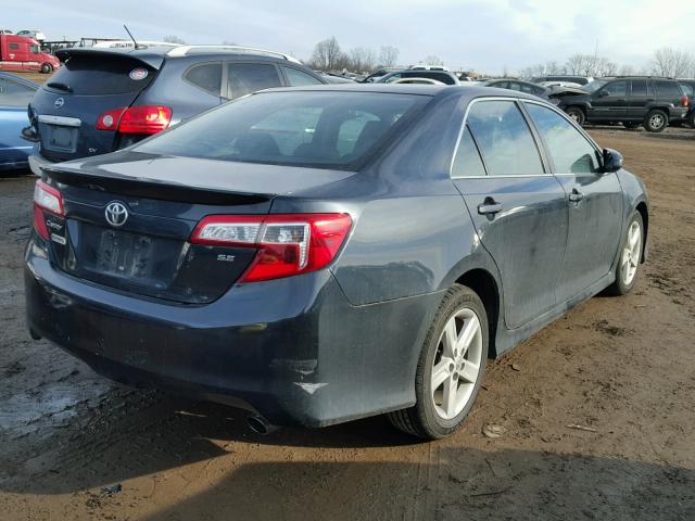 4T1BF1FK3DU724958 - 2013 TOYOTA CAMRY L CHARCOAL photo 4