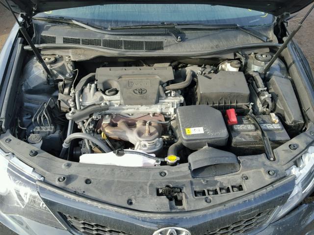 4T1BF1FK3DU724958 - 2013 TOYOTA CAMRY L CHARCOAL photo 7