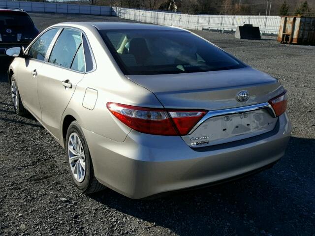 4T4BF1FK1GR578098 - 2016 TOYOTA CAMRY LE 米色 照片 3