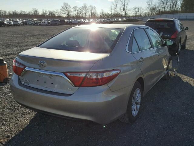 4T4BF1FK1GR578098 - 2016 TOYOTA CAMRY LE 米色 照片 4