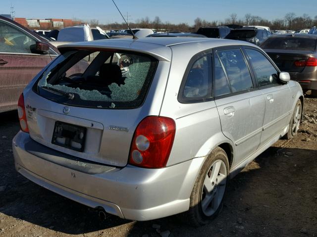 JM1BJ245931215768 - 2003 MAZDA PROTEGE PR SILVER photo 4