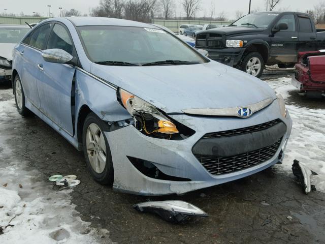 KMHEC4A46CA047503 - 2012 HYUNDAI SONATA HYB BLUE photo 1