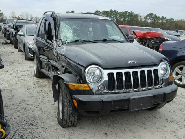 1J4GK58K86W189525 - 2006 JEEP LIBERTY LI BLACK photo 1