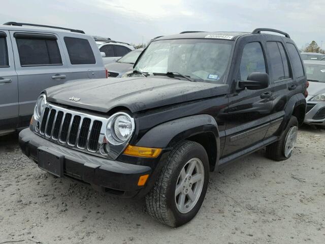 1J4GK58K86W189525 - 2006 JEEP LIBERTY LI BLACK photo 2