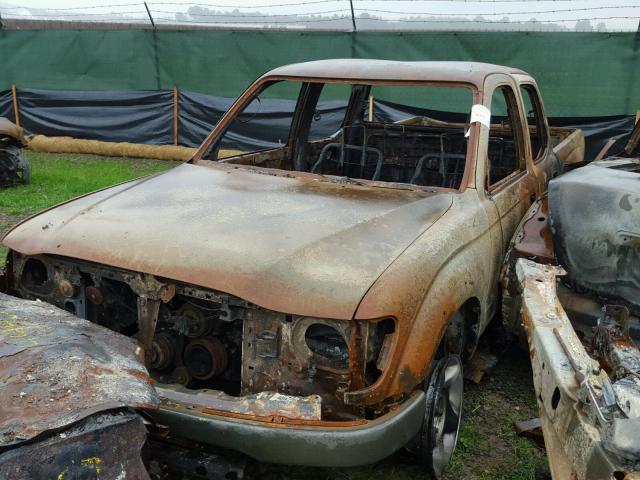 5TEGN92N92Z136045 - 2002 TOYOTA TACOMA DOU BURN photo 2