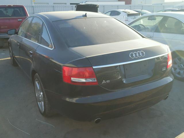 WAUEV74F47N119646 - 2007 AUDI A6 S-LINE BLACK photo 3