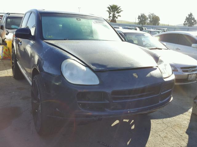 WP1AB29P44LA65589 - 2004 PORSCHE CAYENNE S BLUE photo 1