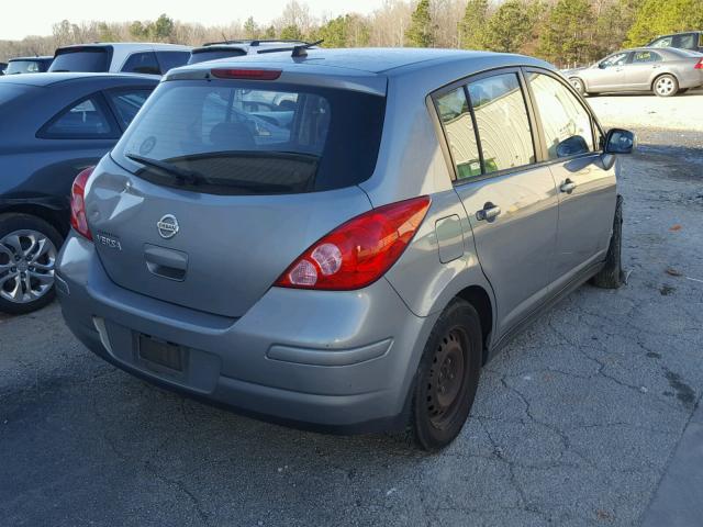 3N1BC13E98L377554 - 2008 NISSAN VERSA S SILVER photo 4