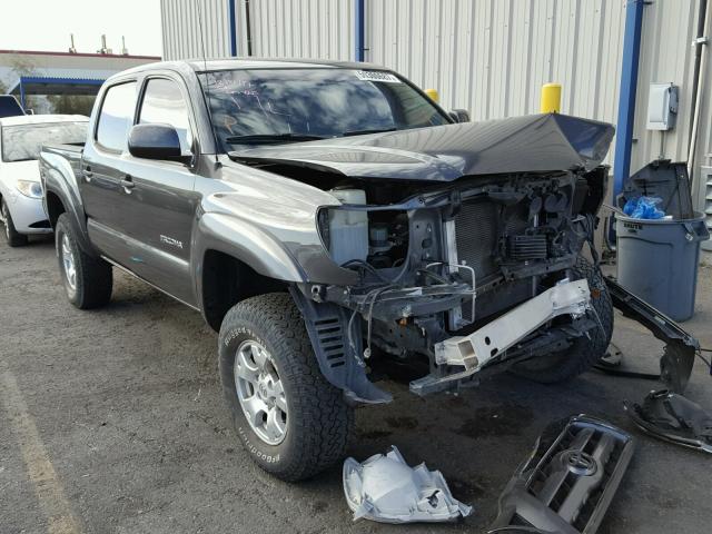 3TMLU42N19M028076 - 2009 TOYOTA TACOMA DOU SILVER photo 1