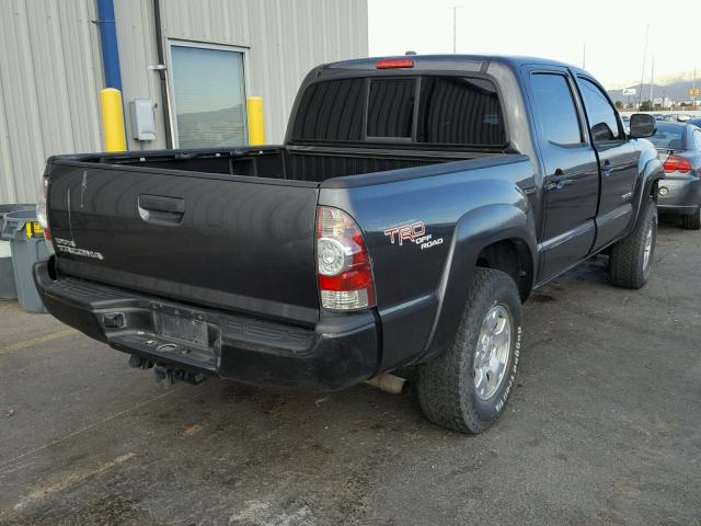 3TMLU42N19M028076 - 2009 TOYOTA TACOMA DOU SILVER photo 4