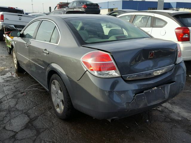 1G8ZS57B38F254360 - 2008 SATURN AURA XE GRAY photo 3