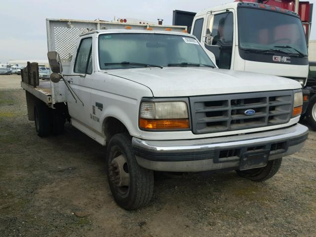 3FELF47F1VMA55002 - 1997 FORD F SUPER DU WHITE photo 1