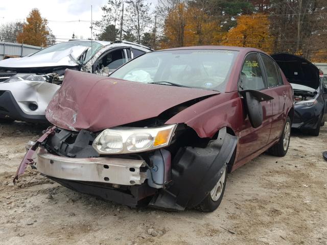 1G8AJ52F74Z217492 - 2004 SATURN ION LEVEL RED photo 2