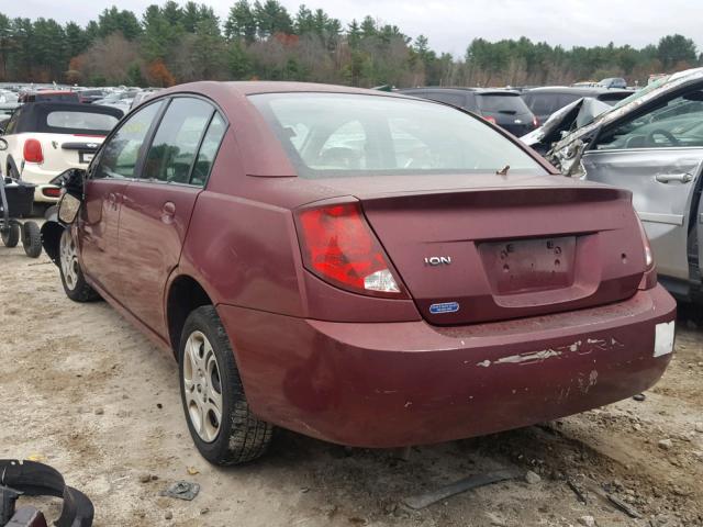 1G8AJ52F74Z217492 - 2004 SATURN ION LEVEL RED photo 3