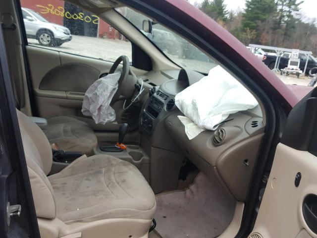 1G8AJ52F74Z217492 - 2004 SATURN ION LEVEL RED photo 5