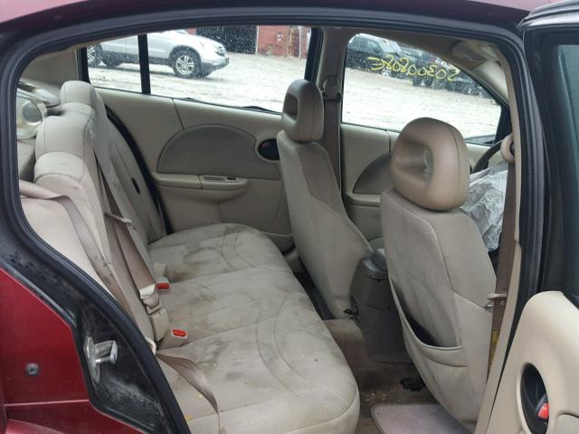 1G8AJ52F74Z217492 - 2004 SATURN ION LEVEL RED photo 6