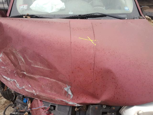 1G8AJ52F74Z217492 - 2004 SATURN ION LEVEL RED photo 7