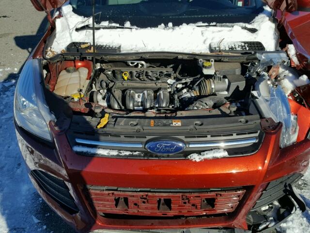 1FMCU0G79GUC31837 - 2016 FORD ESCAPE SE RED photo 7