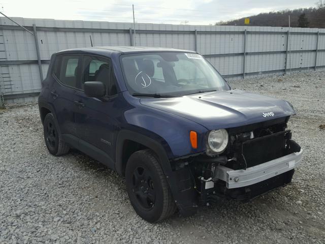 ZACCJAAW1GPC42335 - 2016 JEEP RENEGADE S BLUE photo 1