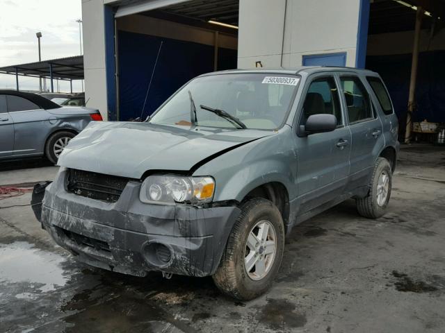 1FMYU02ZX7KB95313 - 2007 FORD ESCAPE XLS GREEN photo 2