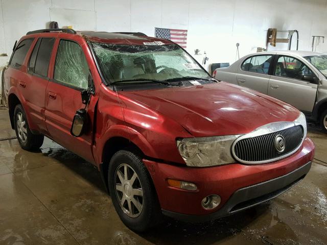 5GADT13S842229517 - 2004 BUICK RAINIER CX RED photo 1