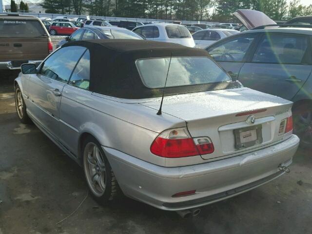 WBABS53451JU81709 - 2001 BMW 330 CI SILVER photo 3