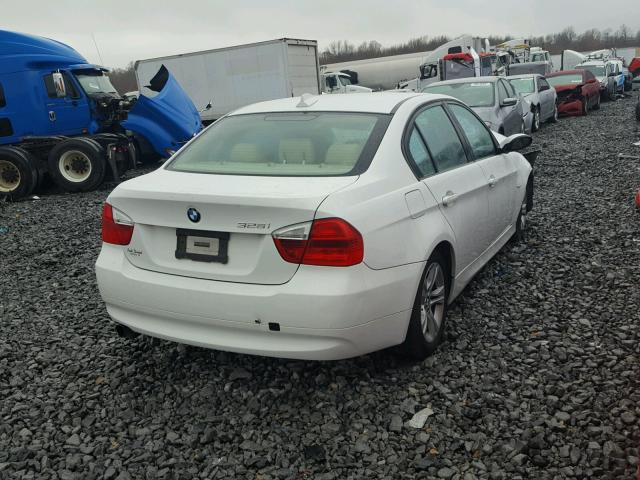 WBAVA33548K053521 - 2008 BMW 328 I WHITE photo 4