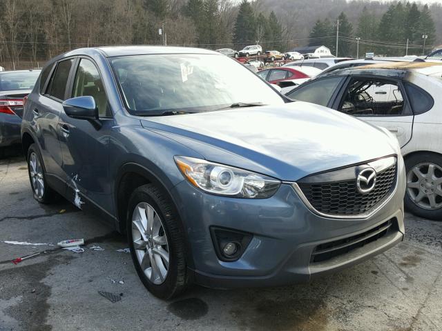 JM3KE4DY0F0536562 - 2015 MAZDA CX-5 GT BLUE photo 1