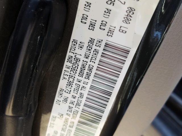 1J8HG58216C306173 - 2006 JEEP COMMANDER Boz foto 10